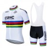 Completo Maglia + Pantaloncino con bretelle 2020 UHC Campionati del mondo UCI N001 Completo Maglia + Pantaloncino con bretelle 2020 UHC Campionati del mondo UCI N001